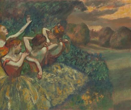 Edgar Degas quatre danseuses