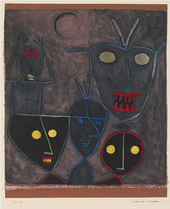 paul klee daemonische marionet
