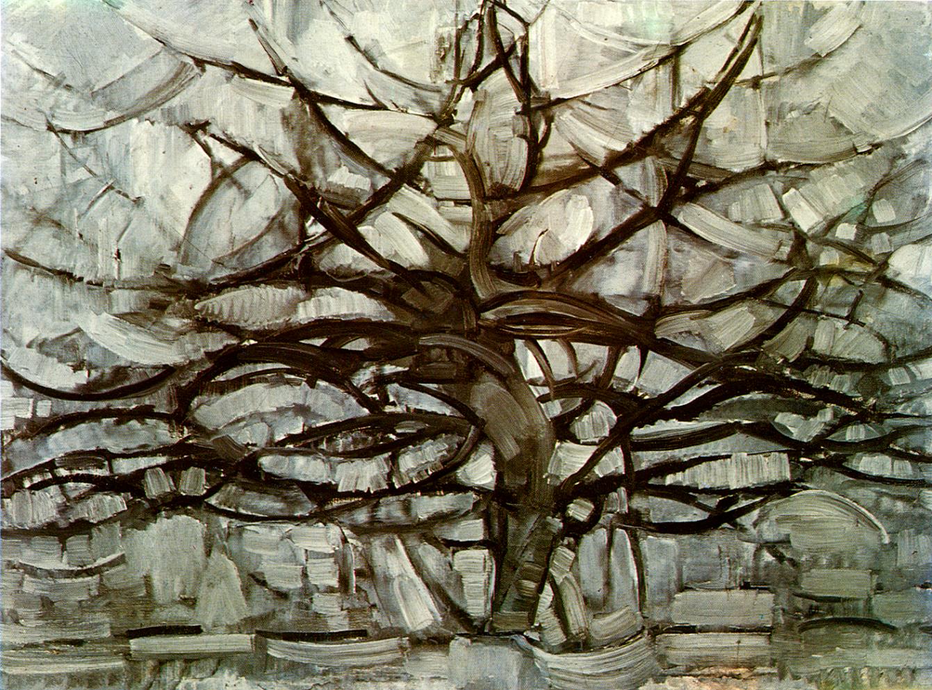 mondriaan grijze boom 1911
